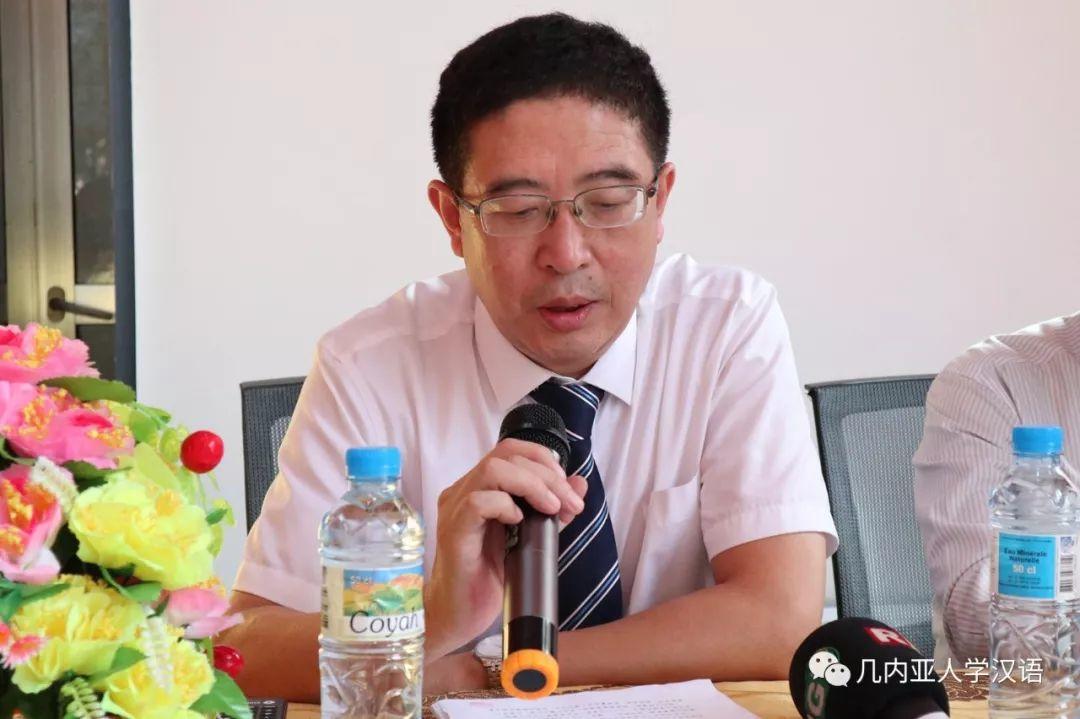 赢联盟几内亚籍员工中国语言文化培训班结业典礼在我院举行 赢联盟几内亚籍员工中国语言文化培训班结业典礼在我院举行